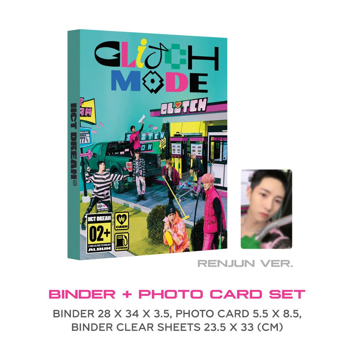 NCT DREAM BINDER + PHOTO CARD SET - Glitch Mode 4,600円