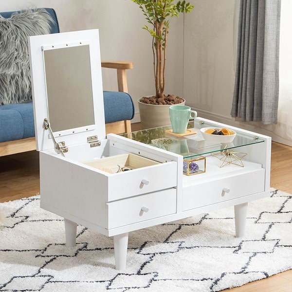 ドレッサー化粧台 梳妆台 化粧テーブル 化妆桌 (ホワイト) ドレッサー化粧台 梳妆台 化粧テーブル 化妆桌 (ホワイト)
