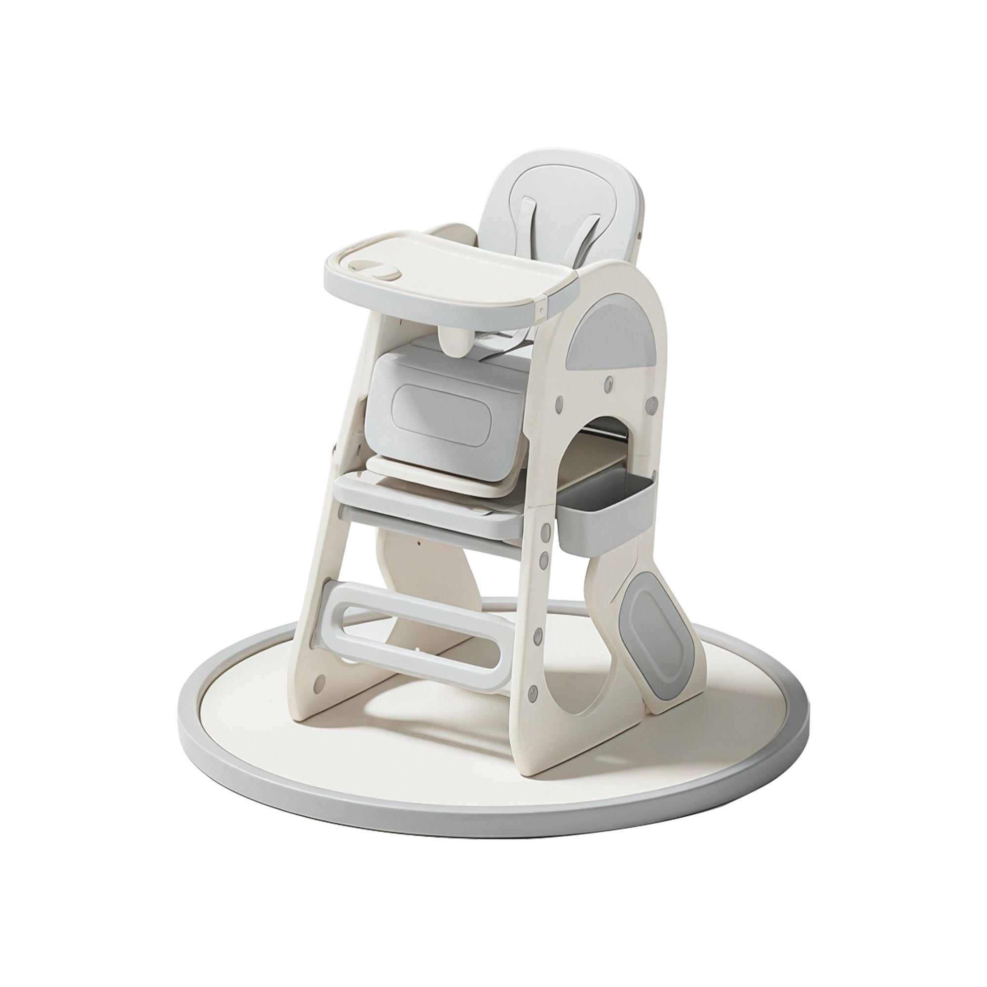 【国内出荷 - 3日配達】多機能ベビーチェア 5Ways ハイチェア キッズチェア ブロックデスク 安全ベルト食事用 長期利用 組立簡単 赤ちゃん 子供