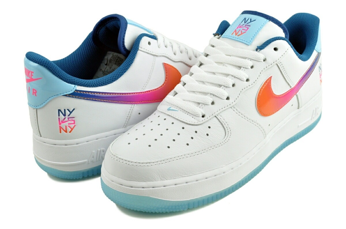 エアフォース 1 07 プレミアム ホワイト マルチ ニューヨーク スニーカー AF1 PRM hf4833-100
