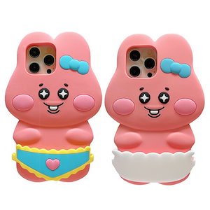 iphone15 15pro 15promax ケース おぱんちゅうさぎ iphoneケース 14 13 12 pro promax かわいい シリコン 耐衝撃 全面保護 落下防止 おしゃれ 可愛い
