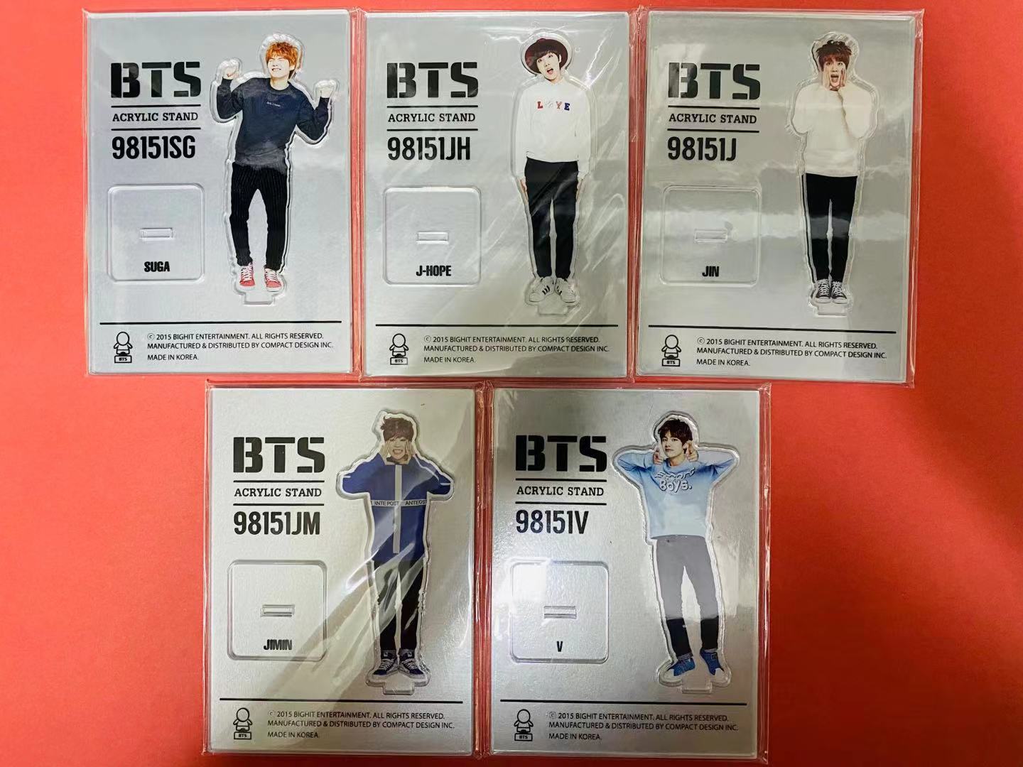 BTS 2015 2ND MUSTER ZIP CODE 17520　アクリルスタンド　アクスタ