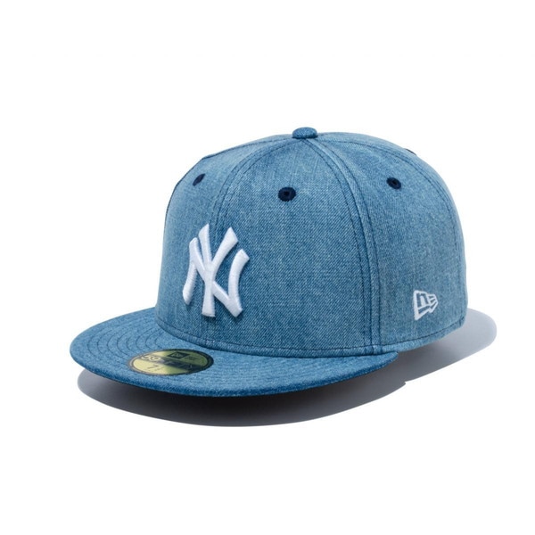 ニューエラ NEW ERA 59FIFTY ニューヨーク・ヤンキース ウォッシュドデニム ホワイト 14525199 キャップ 帽子