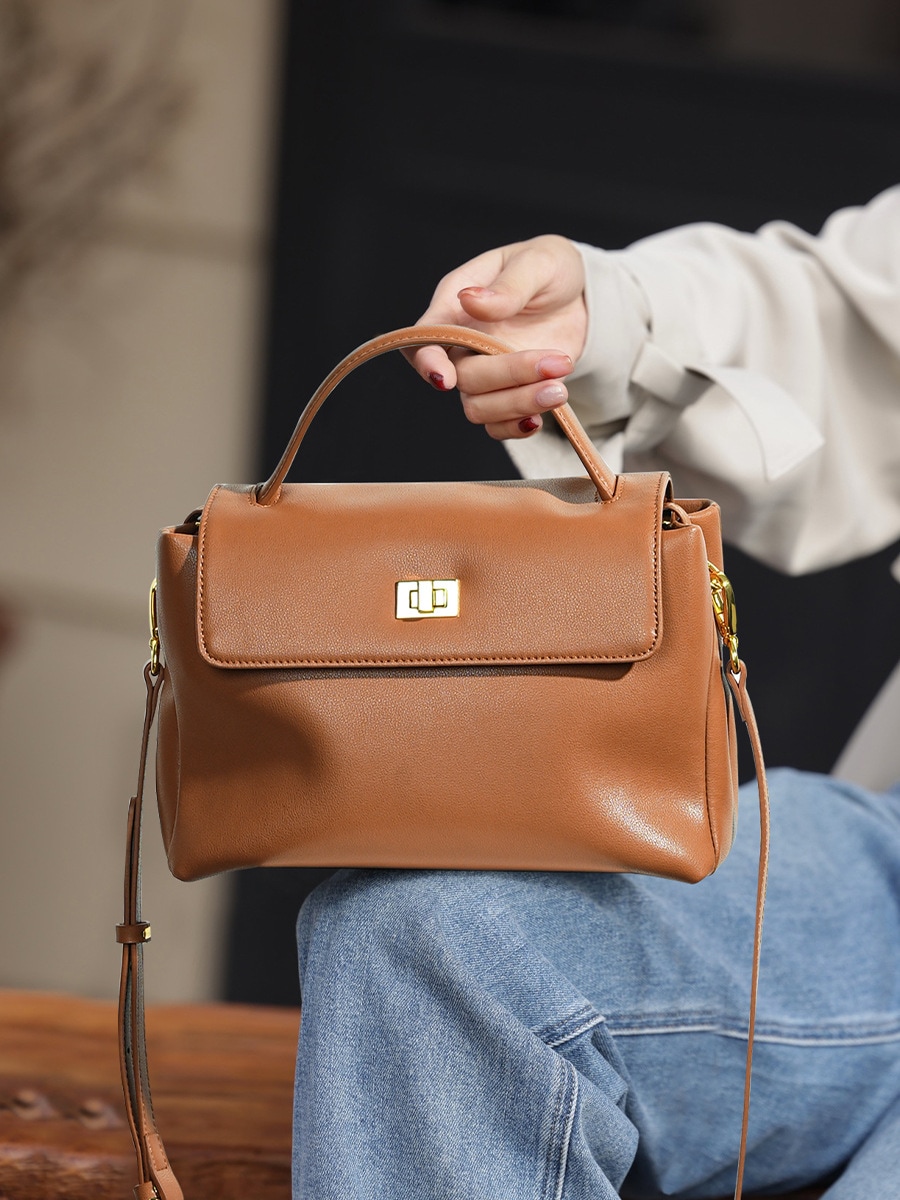 ショルダーバッグ ハンドバッグ メッセンジャーバッグ 本革 精緻 レディースファション 通勤 大容量 シンプル