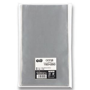 （まとめ）TANOSEE OPP袋 フラット 150x250mm 1パック（100枚） [x15]