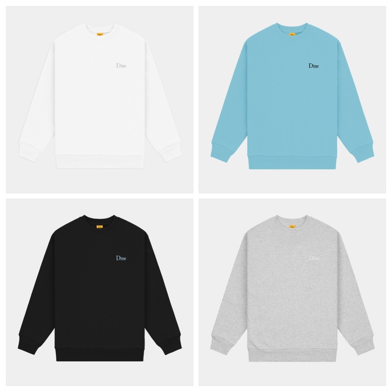 【DIME】 CLASSIC SMALL LOGO CREWNECK : 4COLORS