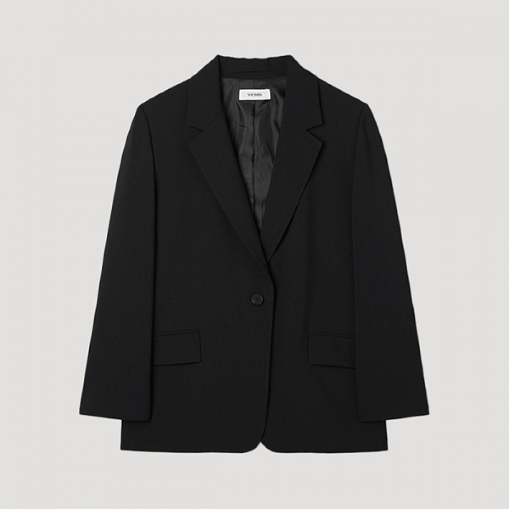 [シズ・ミス] ワンボタンシングルジャケット_SWWJKP12010_BK 9,058円