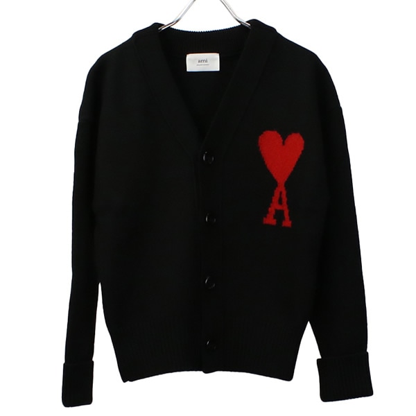 BFUKC002.018 ニット BLACK-RED ユニセックス