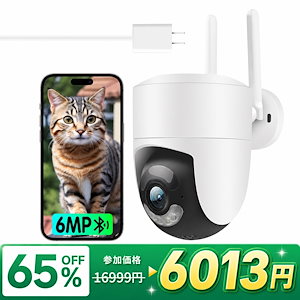 ネットワークカメラ 防犯カメラ 屋外 600万高画素 5G対応 監視カメラ 屋内屋外兼用 ワイヤレス 6MP 遠距離暗視 自動追跡 高画質 ワイヤレス 屋外 家庭用 センサーライト
