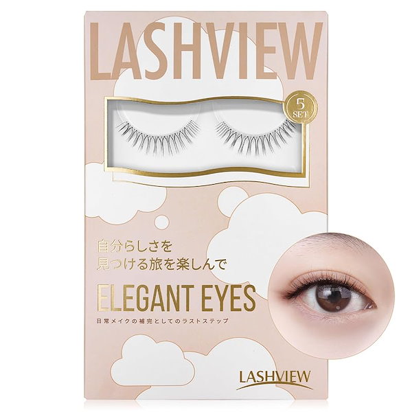 Qoo10] LASHVIEW つけまつげ ナチュラル