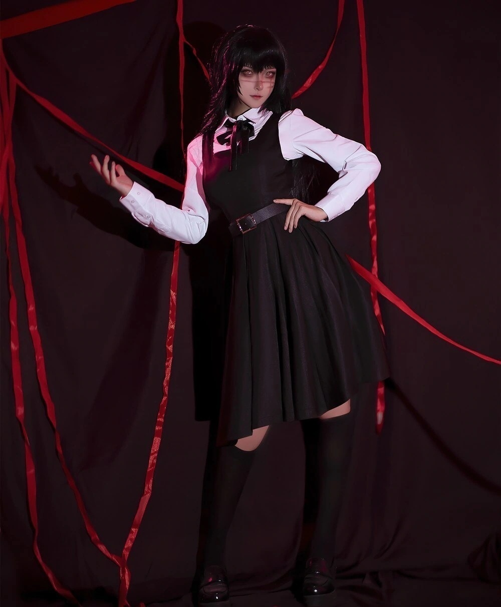 仮装 変装 コスチューム ハロウィン コスプレ衣装 三鷹アサ チェンソーマン スーツ ハロウィン 2023年新作入荷コスプレ