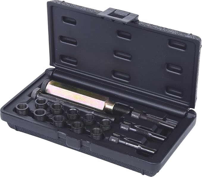 KS TOOLS M10は輝きのために1.0を×セットTHREADfixの修理は 15個のプラグ THREADfix repair set M10 x 1.0 for glow plugs 15 pc
