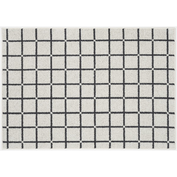 スミノエ 13476203 130×185cm WH 洗える ラグ オセロ 130×185cm ホワイト メーカー直送