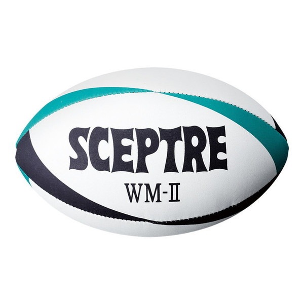 SCEPTRE セプター ラグビー ボール ワールドモデル WM-2 レースレス ネイビーターコイズブルー SP13A [5号球]