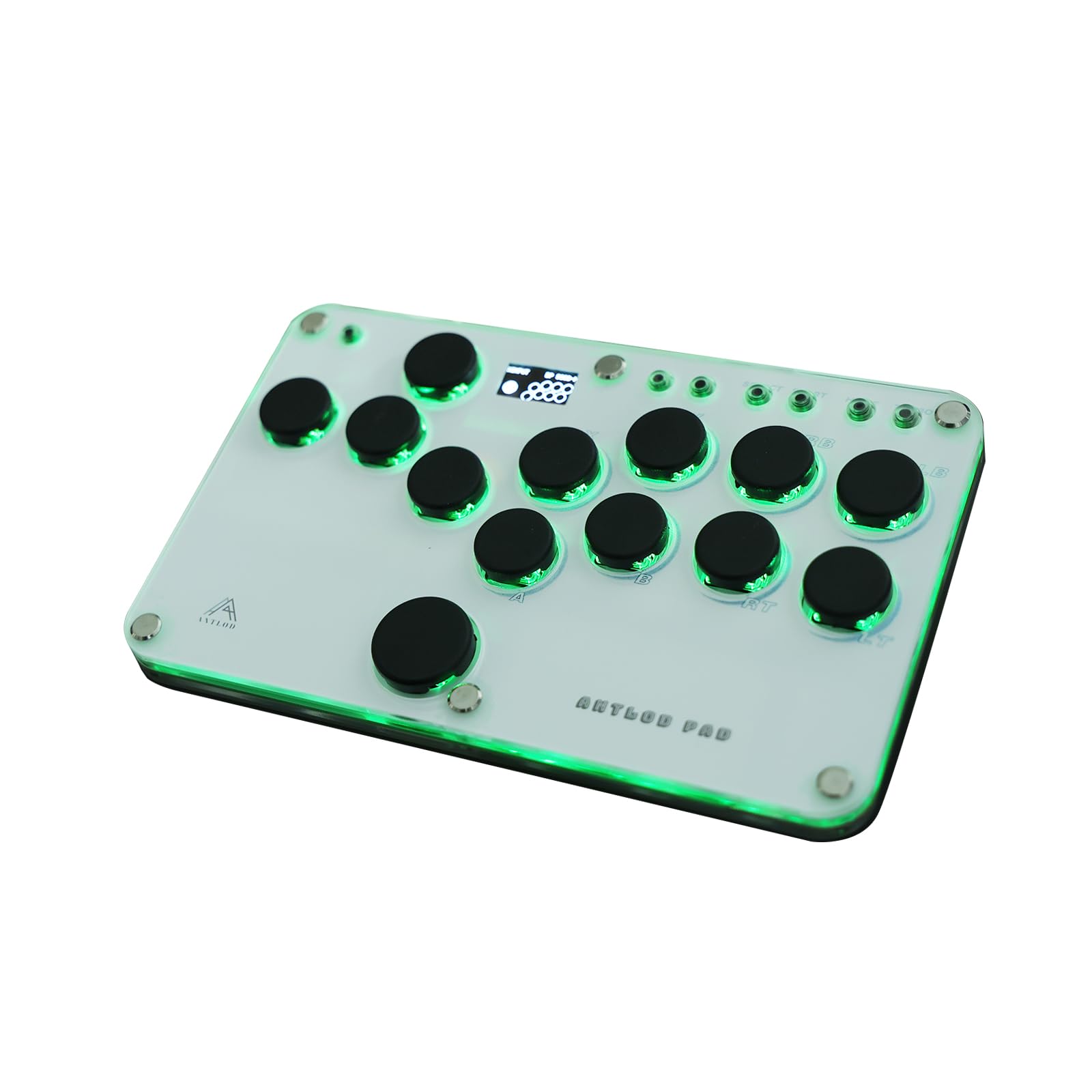 ANTLOD アケコン レバーレスコントローラー 「PS4PS3/Switch/PC/Steam に対応」超薄型レバーレス アケコン カスタマイズ7色RGB LEDライト 全ボタンホットスワップ対応 6,707円