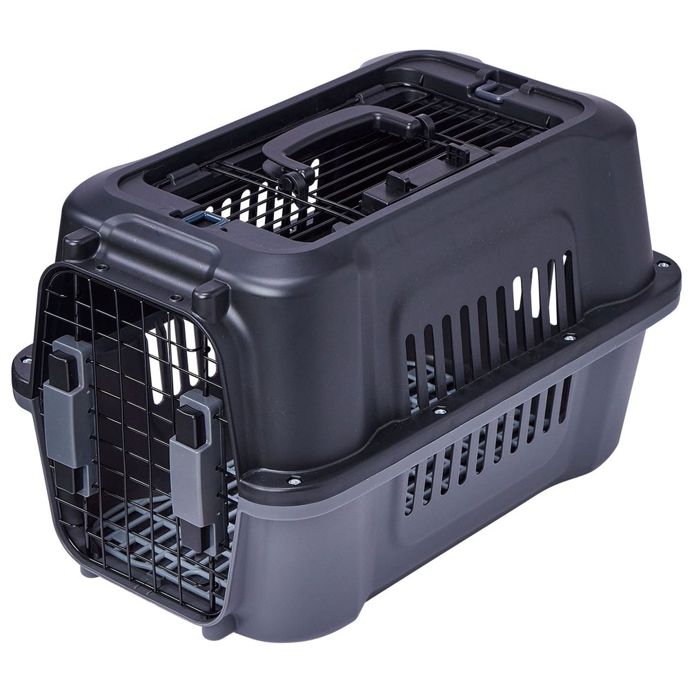 2ドア タフハウスキャリー S ブラック 犬猫用 ペット用品