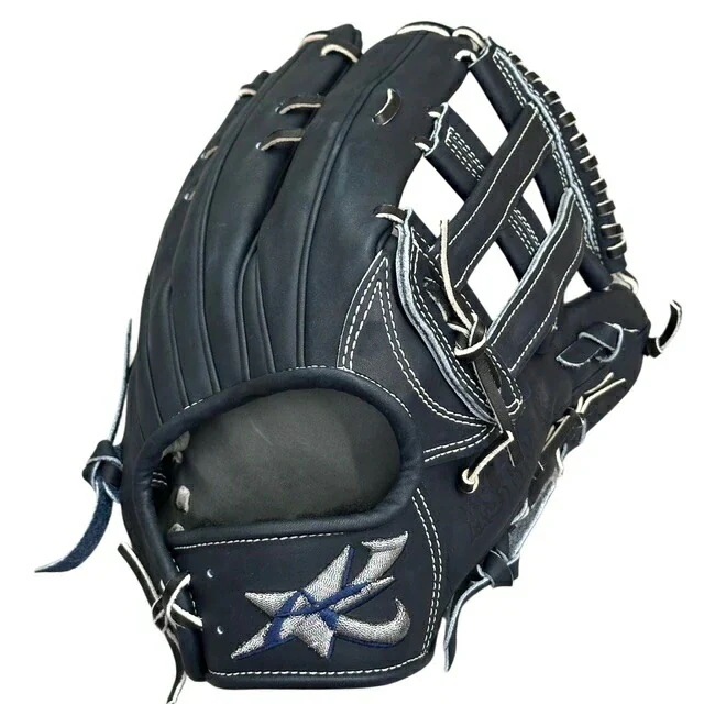 アストラル・ケイ(ASTRAL・K) 硬式グラブ 外野手用 ボックス型 右投げ Iブラック MADE IN TSURUGA JAPAN AST-8K AST-BOX-IBLK