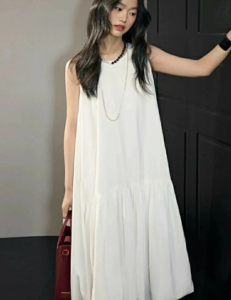 新品早く買いに来て ノースリーブワンピース レディース ワンピース バルーンワンピース ロングワンピース ノースリーブ マキシワンピース バルーン ロング丈 マキシ丈 フレア Aライン ワンピ ゆっ