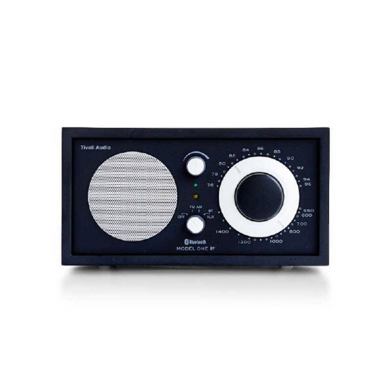 TIVOLIAUDIO　Model One BT AM/ ワイドFM/ Bluetooth テーブルラジオ スピーカー ［Bluetooth対応］ Silver-Black　M1BT-1435-JP