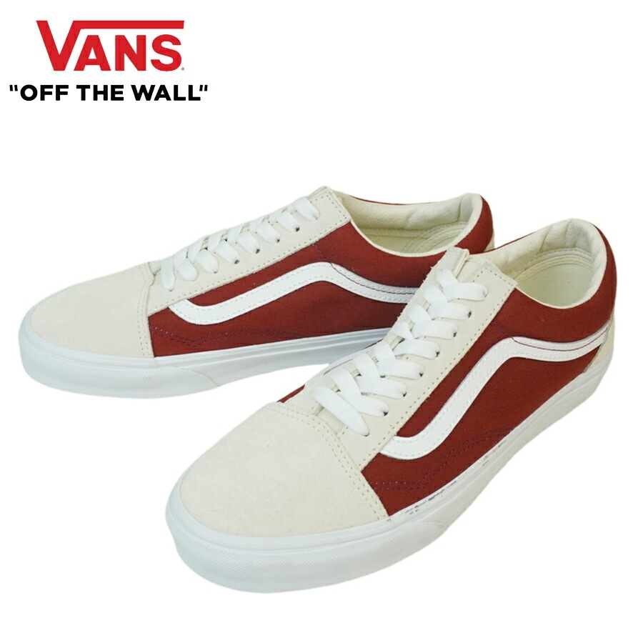 VANS スニーカーVANS ヴァンズ バンズ【箱なし】OLD SKOOL オールドスクールCANVAS SUEDE FIREDBRICK キャンバス/スエード