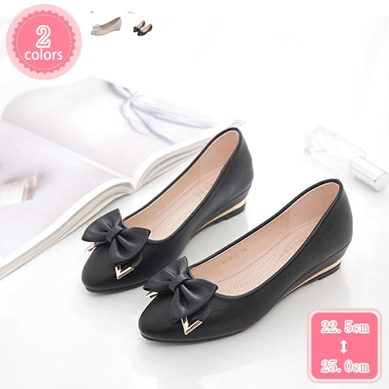 777円OFFクーポン きれいめ パンプス ラウンドトゥ 安定感のある ウェッジソール 歩きやすい クッション レディース おしゃれ 小さいサイズ 大きいサイズ パンプス 美脚 履きやすい 滑り止め 7,863円