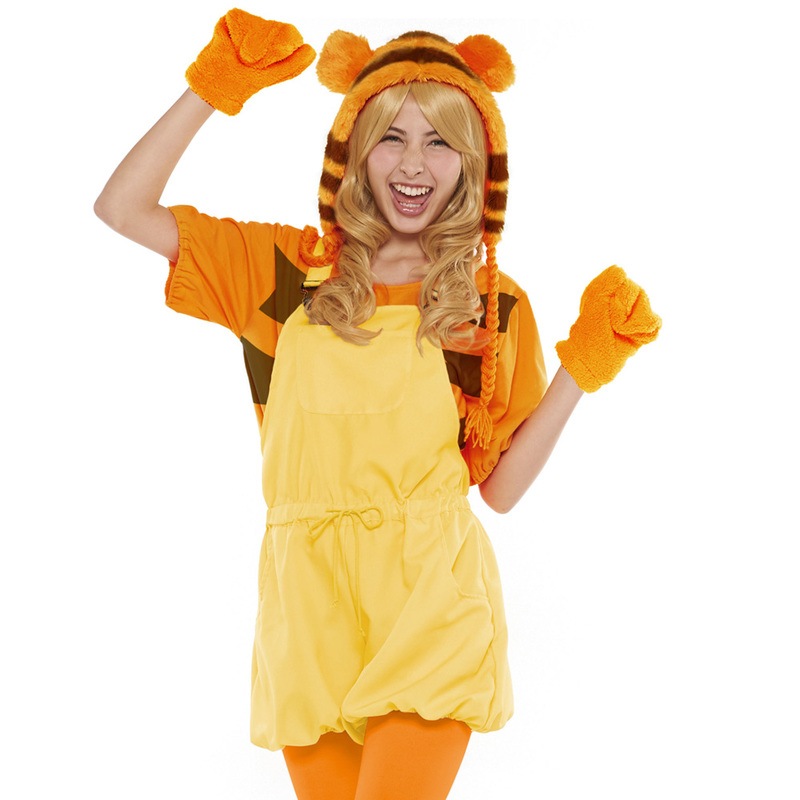コスプレ 仮装 大人用カジュアルティガー 【 コスプレ 衣装 ハロウィン 仮装 コスチューム ディズニー グッズ くまのプーさん 女性用 余興 正規ライセンス品 Pooh パーティーグッズ レディース