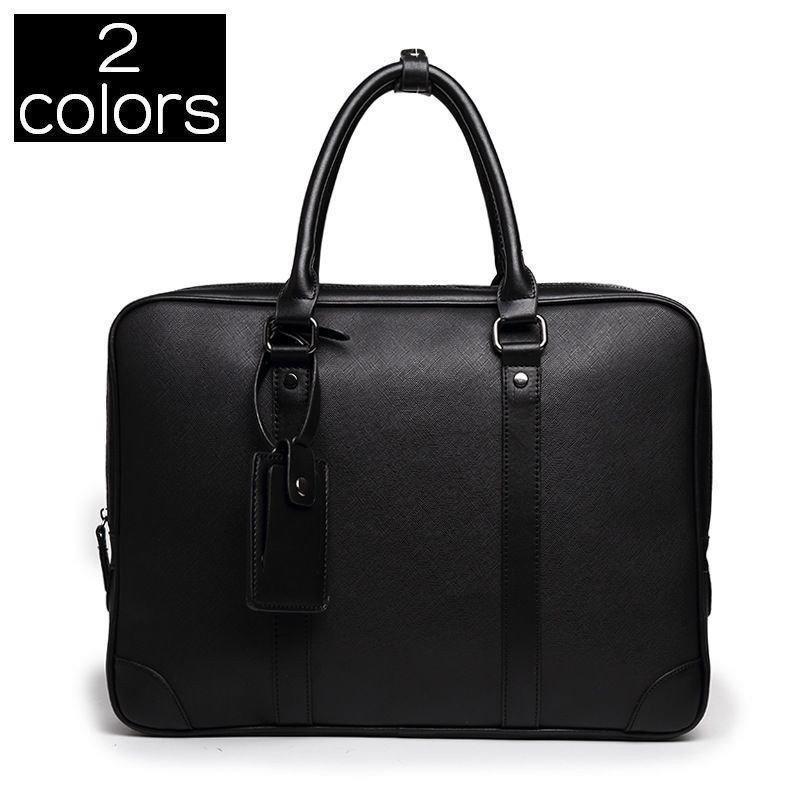 【即納】ブリーフケース ビジネスバッグ メンズ カバン シンプル 通勤 出張 就活 リクルート A4サイズ収納可能