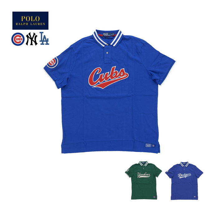 ポロシャツ　CHICAGO CUBS NY Yankees LA Dodgersコラボ　ロゴ入り