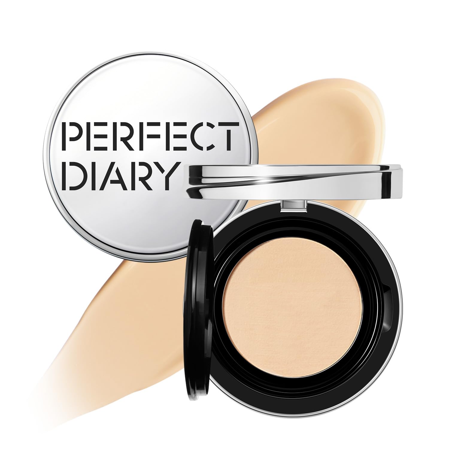 【全国送料無料】 PERFECT DIARY パーフェクトダイアリー エッセンスコンシーリング UV クッションファンデーション陶器肌 ツヤ肌 透明感 うるおい 保湿 日焼け防止 SPF50 PA 1