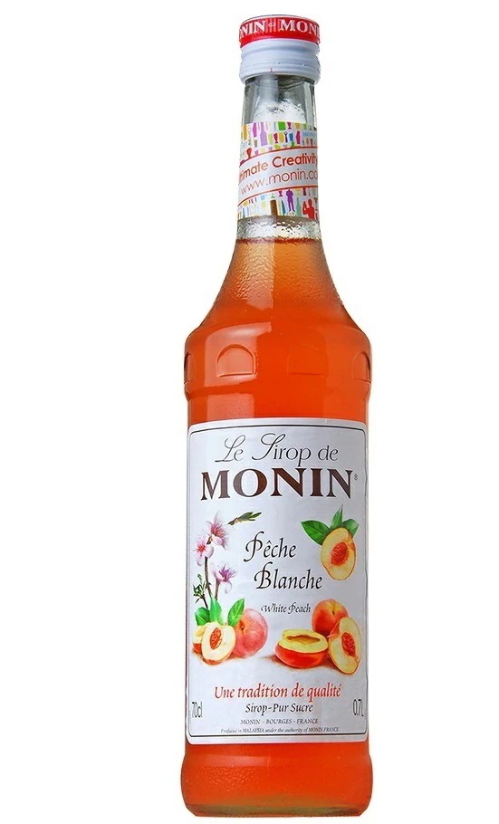 MONIN モナン ホワイトピーチシロップ 700ml12本ノンアルコール シロップ