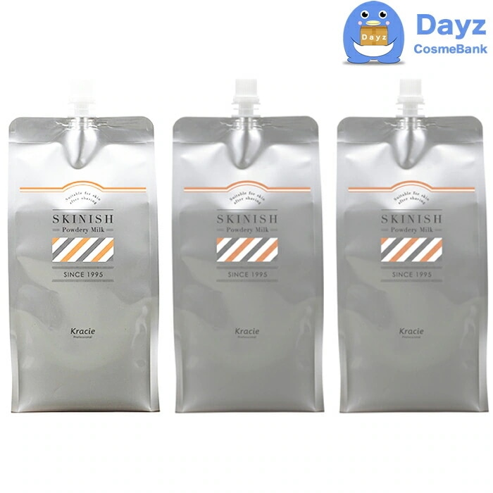 クラシエ スキニッシュ パウダリーミルク 1000mL 詰め替え用　3点セット