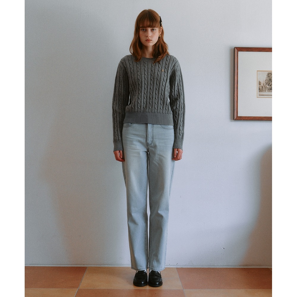 ロラローラカーペンターデニムパンツライトブルー