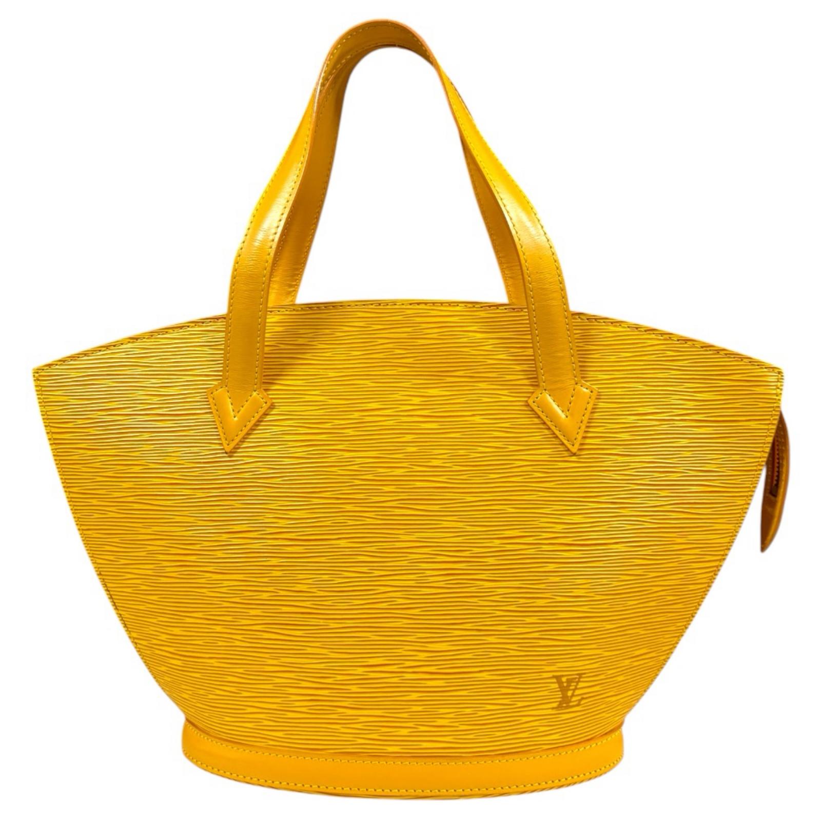 ルイヴィトン サンジャック エピ ハンドバッグ エピレザー M52279 イエロー LOUIS VUITTON 中古