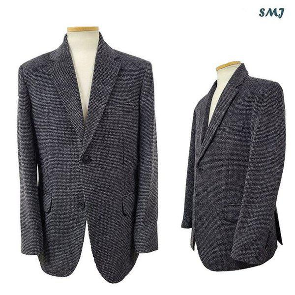 SMJ2078 ウール混紡コンビジャケット 中年 中年男性スーツ 冬