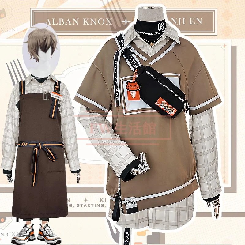 【激安販売】大好評バーチャルライバー にじさんじ アルバーン・コスプレ衣装 ハロウィン コスチューム 大人 cosplay