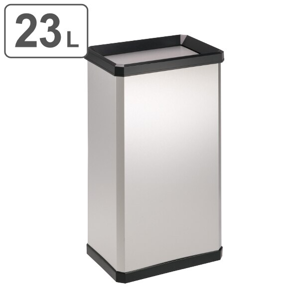 屋内用ゴミ箱 業務用ダストボックス 23L ステンフタ ステンターンボックス Sサイズ 屋内用 スイング 業務用 ゴミ箱 ごみ箱 ステンレス製 ごみばこ ステンレス 23リットル オフィス 法人限定