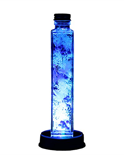 色:ブルー アートフォーシーズン * LEDハーバリウム プリザーブドフラワー (ブルー)
