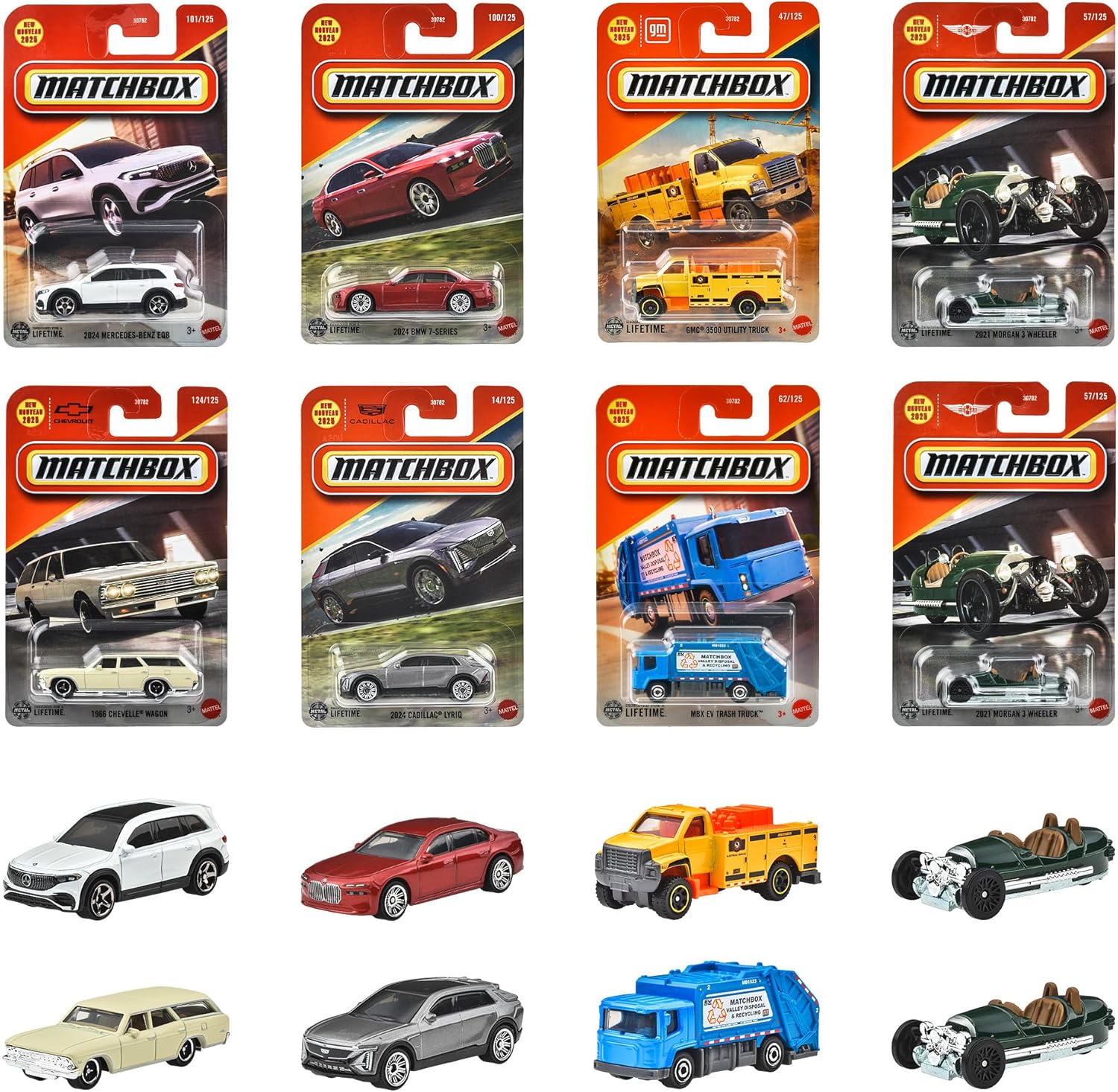 マッチボックス Matchbox ベーシックカー Gアソート 乗り物おもちゃ ミニカー 24台入り BOX販売 3歳から マルチ 98CG-30782