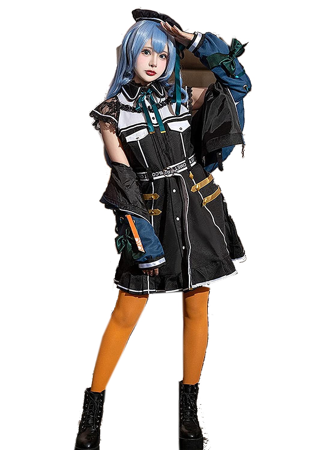 コスプレ衣装 VTuber ホロライブ コスプレ バーチャルYouTuber すいちゃん 星街すいせい コスプレ 実物撮影　お祭り パーティー 変装 仮装