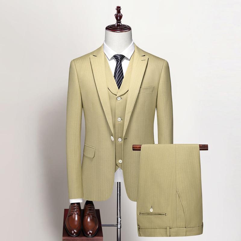 メンズ スーツ 英国 紳士 高級感 スリム フィット カジュアルスーツ 韓国 男性 ホスト ビジネス パーティー シンプル 12,263円