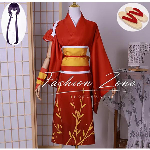 【品質良い 大好評中】迅速な出荷文豪ストレイドッグス 泉鏡花 いずみきょうか コスプレ衣装 ウィッグ 靴 cos ハロウィン 演出服 変装