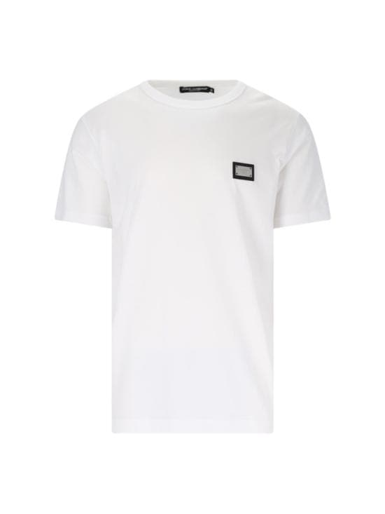 DOLCE & GABBANA Men T-Shirts G8PT1T G7F2IW0800 White