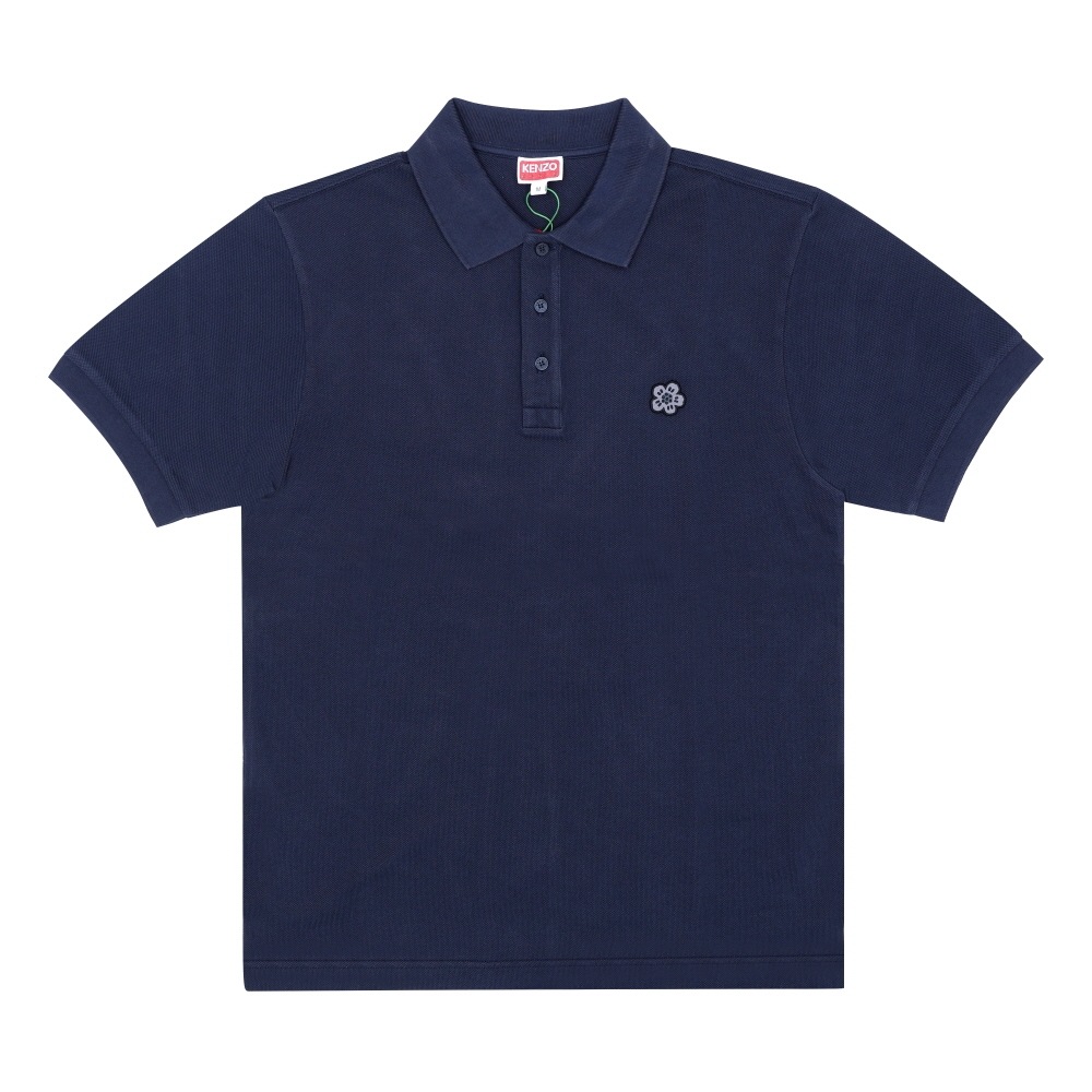 ケンゾー ボケ フラワー 男性 半袖ポロ Tシャツ FF65PO1534PU