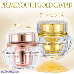 💗ホリカホリカ/HOLIKA💗 プライムユースゴールドキャビアカプセルエッセンス&クリーム / Prime Youth Capsule Cream&Essence 韓国コスメ