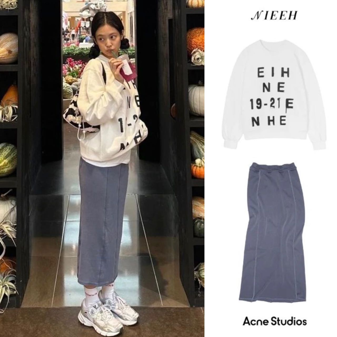 BLACKPINKのジェニ着用】NIEEHのパーカー