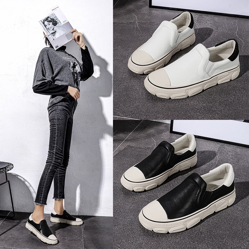 メガ割 レザーホワイトシューズレディース通気性と快適なフラットシューズワイルドネットセレブカジ