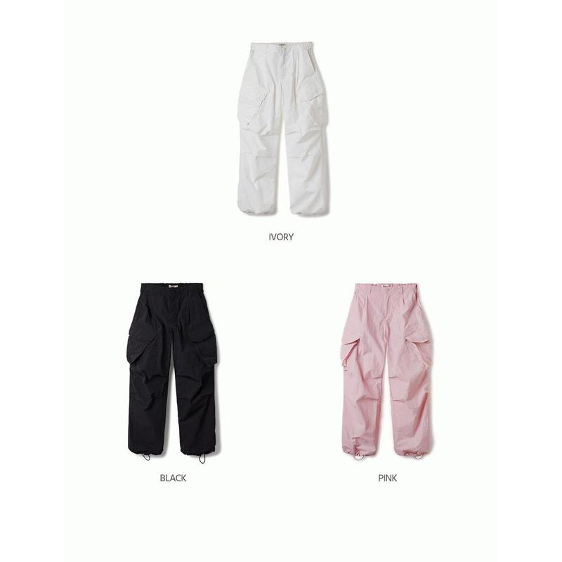 WHOAU WHTAE2512FSG 女性用ナイロンカーゴパンツ
