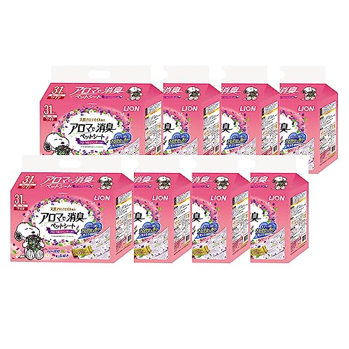 ライオン (LION) ライオン アロマで消臭ペットシート ワイド 31枚入8個 (ケース販売)
