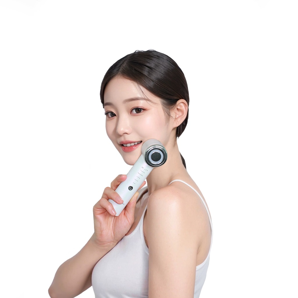 [K-beauty] 5 IN 1 EMS 肌美顔器 本社純正 クレンジング/吸収/リフティング/アイケア/クーリング