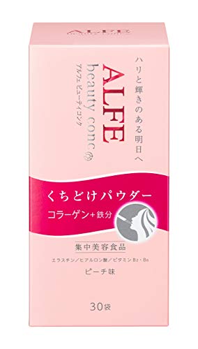 大正製薬 栄養機能食品 アルフェ ビューティコンクパウダー 鉄分 コラーゲン エラスチン ヒアルロン酸 ビタミンB2B6 30袋
